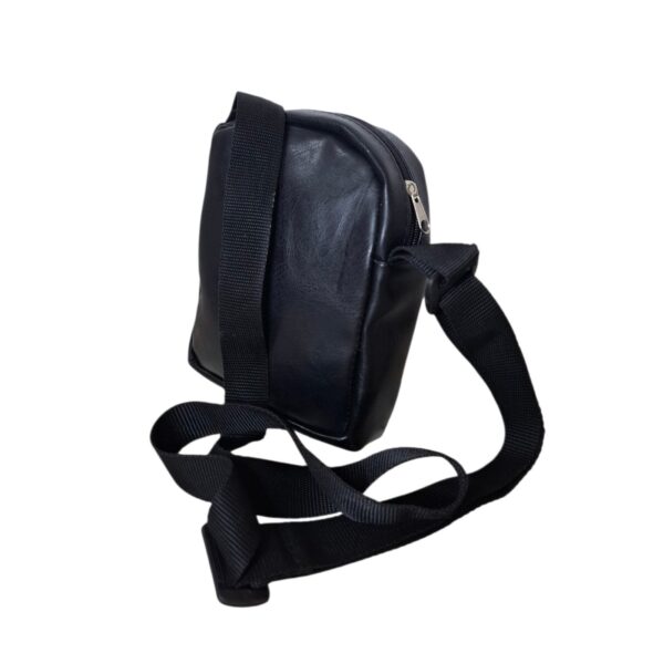 Bandolera Porta Celular Cartera Negra - Imagen 3