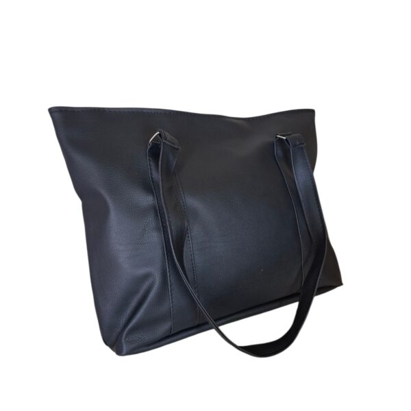 Cartera Bolso Mujer Elegante Eco Cuero Mujer Negra - Imagen 3