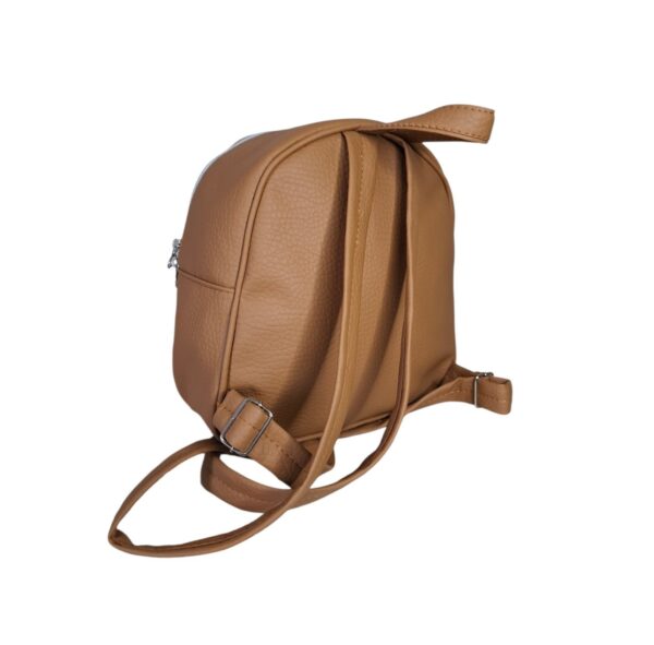 Mochilas Eco Cuero Portix Moda 2026 Urbana Marron - Imagen 3