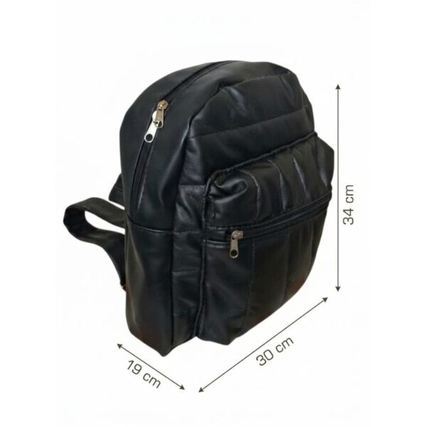 Mochila Urbana Portix Practica Negra - Imagen 4