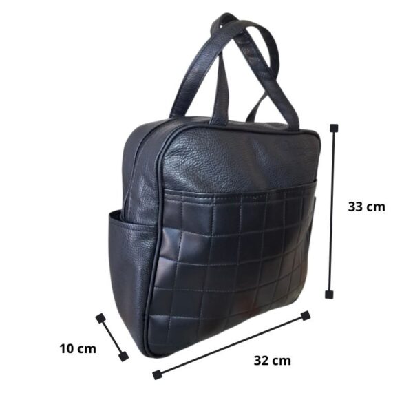 Mochila Cartera 2 en 1 Ecocuero Premium Multi Bolsillos - Imagen 4