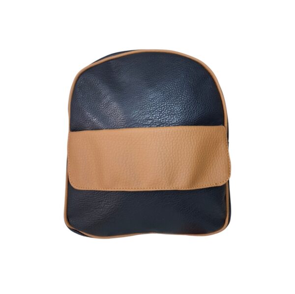 Mochila Reforzada Mujer Eco Cuero Moda bolsillo marron - Imagen 2