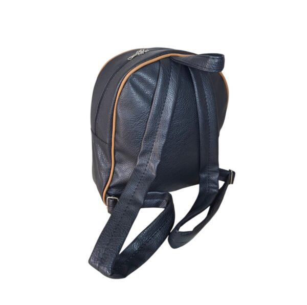 Mochila Reforzada Mujer Eco Cuero Moda bolsillo marron - Imagen 3