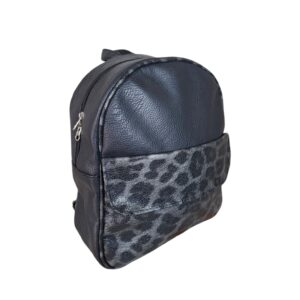 Mochila Reforzada Mujer Animal Print Eco Cuero Moda