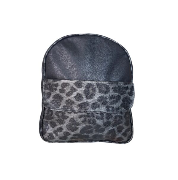 Mochila Reforzada Mujer Animal Print Eco Cuero Moda - Imagen 2