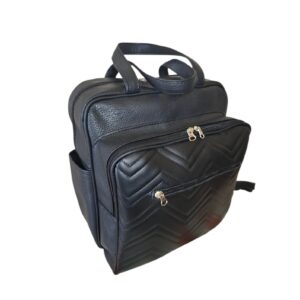 Mochila Bolso Eco cuero Premium Multi Bolsillos Cierre Urbana