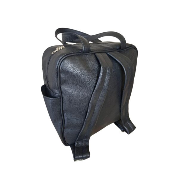 Mochila Bolso Eco cuero Premium Multi Bolsillos Cierre Urbana - Imagen 3