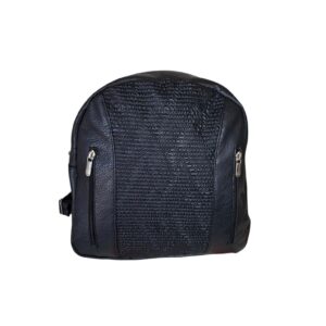 Mochila Eco Cuero Cierres Laterales Urbana Liviana Elegante