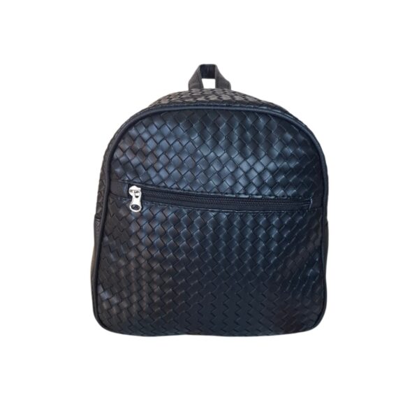 Mochilas Eco Cuero Portix Moda 2026 Urbana Trenzada - Imagen 2