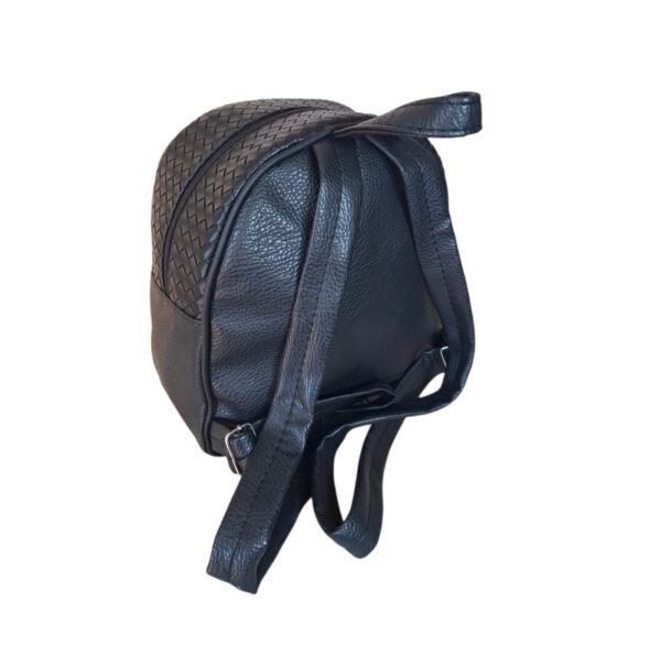 Mochilas Eco Cuero Portix Moda 2026 Urbana Trenzada - Imagen 3