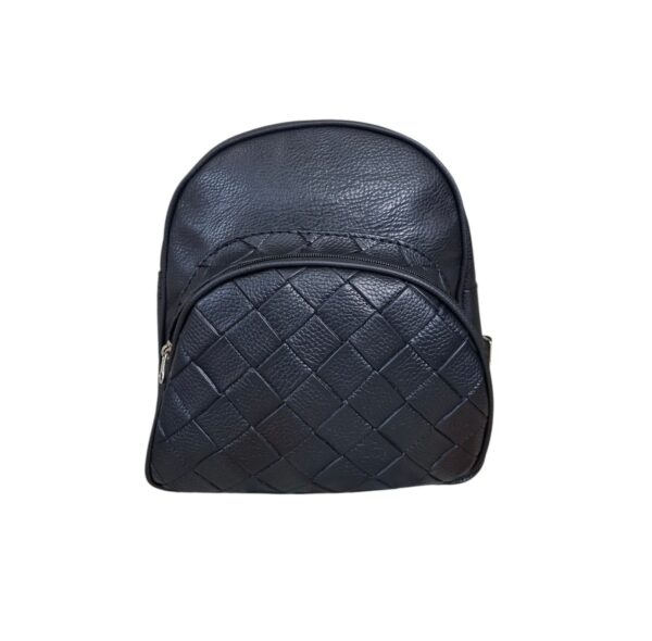 Mochilas Eco Cuero Portix Moda 2026 Urbana Negra - Imagen 2