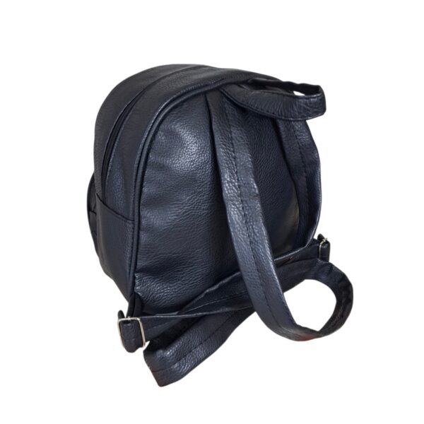 Mochilas Eco Cuero Portix Moda 2026 Urbana Negra - Imagen 3