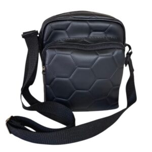 Morral Hombre Bolso Bandolera Cuero Eco Cartera Pelota Doble Cierre