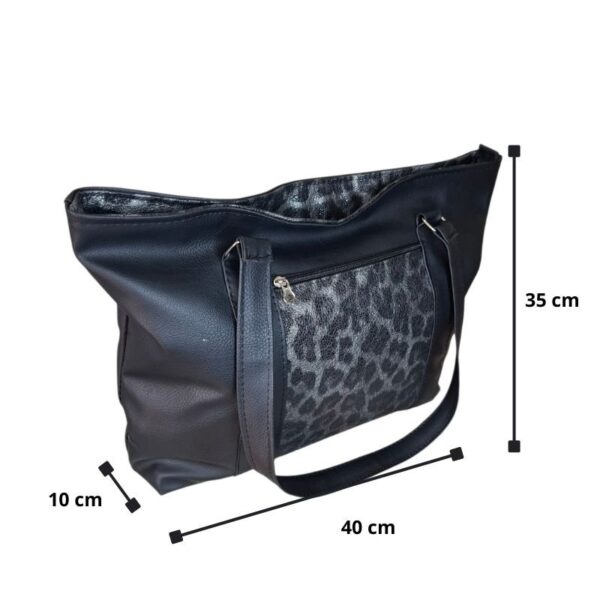 Cartera Bolso Mujer Universitaria Eco Cuero para Mujer Animal Print - Imagen 5